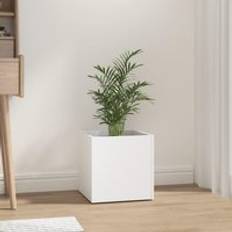 Planter Box White Engineered Wood