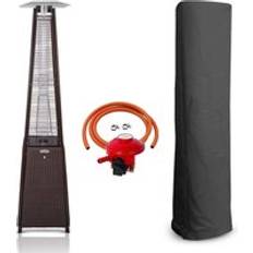 Bu-Ko Patio Gas Heater Rattan Pyramid Style 13kw Propane Burner