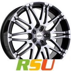 22" Car Rims Oxigin 14 oxrock black full polish 10x22" et20 lk5 alufelgen 22 zoll