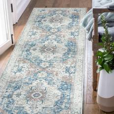 Jinchan Runner Rug 3x10 Vintage Blue