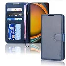 TechGear Leather Wallet Case Protective Cover Samsung XCover 7 5G