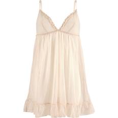 Beige - Mujer Ropa de dormir Vivance Negligé Beige Unifarben für Damen