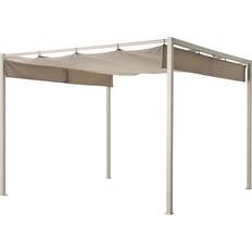 Pergola IKEA HAMMARÖN pergola, gråbeige/mörk gråbeige, 300x300