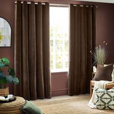Brown Curtains & Accessories Yard Heavy Chenille Room