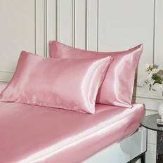 Rosa Örngott Shein 2pcs Premium Silky Envelope Örngott Rosa