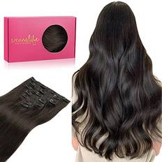 Clip in Human Hair Extensions, 120g 7pcs