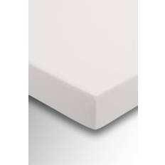 Silver Bed Sheets Helena Springfield Plain Dye Fitted 36cm Bed Sheet Silver