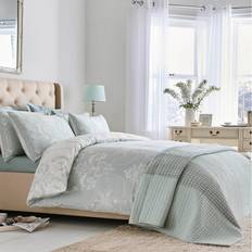 Cotton Satin Duvet Covers Laura Ashley Josette Reversible Duck Egg Duvet Cover