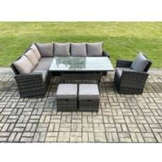 Fimous 9 Garden Corner Outdoor Lounge Set