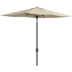 Garden & Outdoor Environment OutSunny 2 3m Garden Parasol Rectangular Market Umbrella