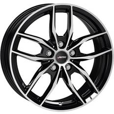 16" - 5/112 Autofelgen Autec TYP BV - BAVARIS schwarz poliert 6.5Jx16 5x112 ET22