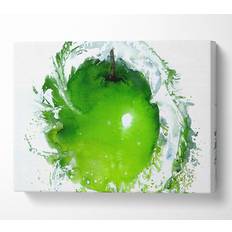 Brambly Cottage Apple Water Splash Print Framed Art