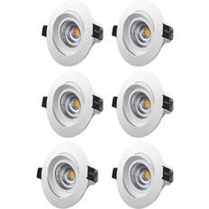 Downlights led Designlight M-Penny White Takplafond ∅ 9cm 6st
