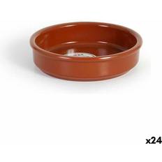 Ler Gryder Azofra Bagte Ler Gryde Ø 14 x 14 x 3,3 cm Set of 24 med låg 14cm