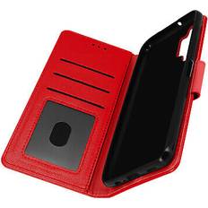 Fundas de cartera Avizar Funda Samsung Galaxy A32 5G Tarjetero Soporte Rojo rojo