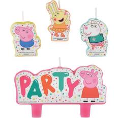 Peppa Pig Party Decorations Amscan Peppa Pig Confetti Candles, 4 Count