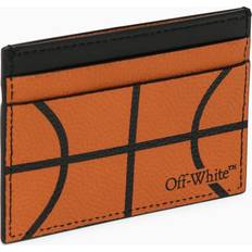 Basketball Simple Leather Card Holder - Orange