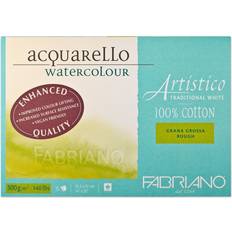 Fabriano Artistico Enhanced Watercolor Block Traditional White, Rough Press, 14" x 20"