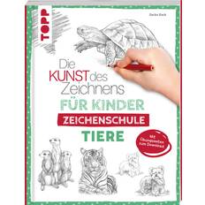 Bücher Die Kunst des Zeichnens für Kinder Zeichenschule Tiere