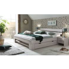 Bed Packages Fun-Möbel Massivholzbett Schlafzimmerbett FRANKO Set