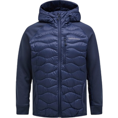 Peak Performance Helium Down Hybrid Hood Men - Blue Shadow