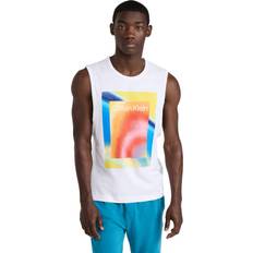 Calvin Klein Men Tank Tops Calvin Klein Men's Reimagined Heritage Pride Muscle Tank, White