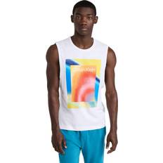 Calvin Klein Men Tank Tops Calvin Klein Reimagined Heritage Pride Muscle Tank - White