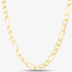 Chains Necklaces T.H.Baker 9ct Gold Curb Figaro Chain 1.16.2785