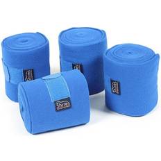 Blue Horse Boots Shires Fleece Horse Bandages Pack of 4 Blue One