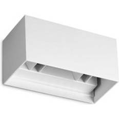 Lamper NETLIGHTING Ideal Lux Udendørs Væglampe Atom 20 cm Hvid Loftplafond