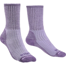 Purple - Women Socks Bridgedale Women's Midweight Merino Comfort Boot - Violet