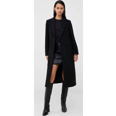 Ull Kappor & Rockar French Connection Fawn Felt Coat - Svart