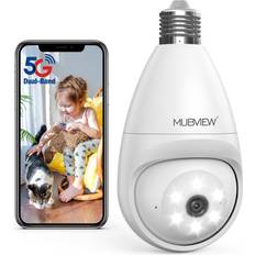 Mubview Light Bulb Security Camera 5G& 2.4GHz