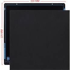 BIQU Biqu sss b1 superfjær stålplate bøye seg magnetisk klistremerke heatbed pei 220 x 220 310 x 310 3d skriverdeler til ender 3 Oppgradering cr10