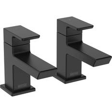 Black Bath Taps & Shower Mixers Bristan Cobalt (COB 3/4 BLK) 2pcs Black