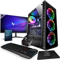 Desktop Computers Vibox III-2 8 Core Intel i7 10700F RX 6500 XT