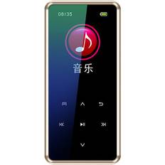 Media Players Greenzech Gold, 32GB 1.5 Inch LCD Display Bluetooth MP3 Player FM Radio MP4 E-book Reader Voice Recording High-Definition Noise Reduction HIFI Music Support OTG