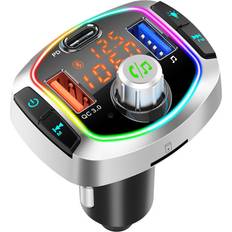 FM Transmitters ChaoChuang Bluetooth 5.0 Car Kit Handsfree Charge
