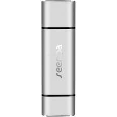 Memory Card Readers Keshen 3 in 1 USB-C Type-C & Micro USB & USB Aluminum Alloy Memory OTG Card Reader