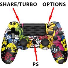 Game Controllers Maxpower 01-not for ps5 Wireless Controller For PS4 Controller Bluetooth Wireless 2.4G Game PC