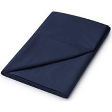 Helena Springfield 'Plain Dye' Polycotton Flat Bed Sheet White, Blue