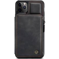 ChaoChuang Retro PU Leather Case For iPhone 12 Pro Max PU Leather Card Slots Wallet Back Case Stand Back Cover