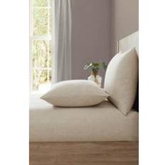 Lazy Linen 'Pure Washed Linen' Fitted Bed Sheet Beige