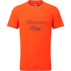 Mountain Equipment Herren T-Shirts Mountain Equipment Herren Headpoint Script T-Shirt orange