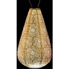 Drop Solar Lantern 28 cm Fiore Gold