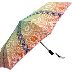 Annie Phillips Circles Umbrella Automatic Open & Close Handle Brolly Ombre Multicoloured