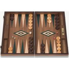 Uber Games Green Uber Walnut Backgammon Set