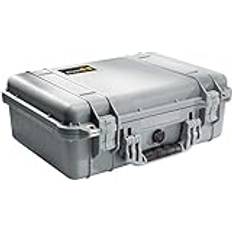 Silver Camera Bags Pelican 1500 Kameratasche mit Schaumstoff Silber