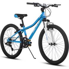 24 in mountain bike Hiland 24" Mountain Bike - Blue Kids Bike