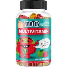 E-vitaminer Vitaminer & Mineraler på tilbud Team MiniMates Multivitamin Æble & Jordbær 60 stk